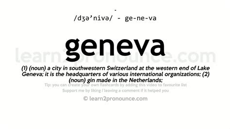 geneva meaning.